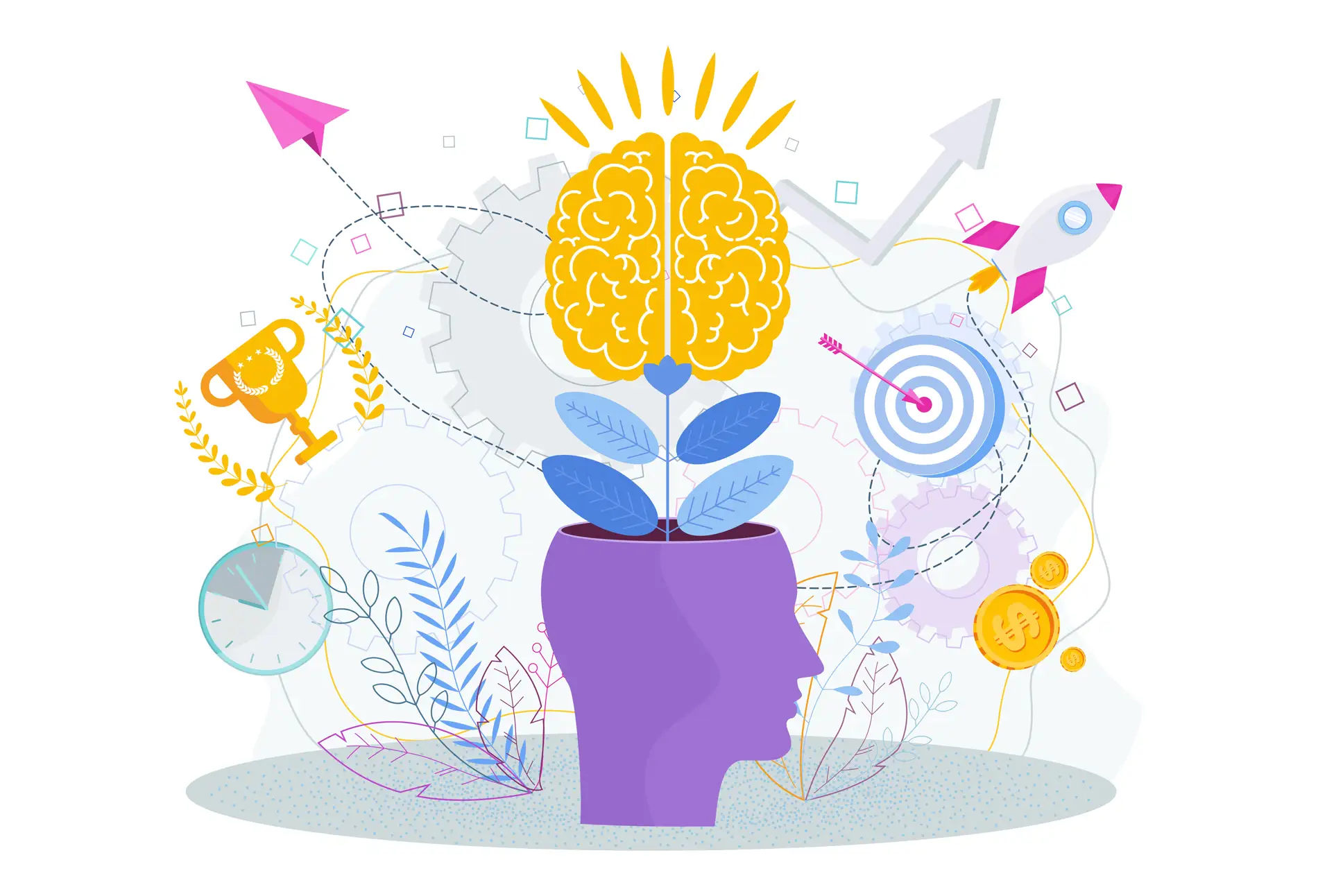 Psychology of direct mail concept