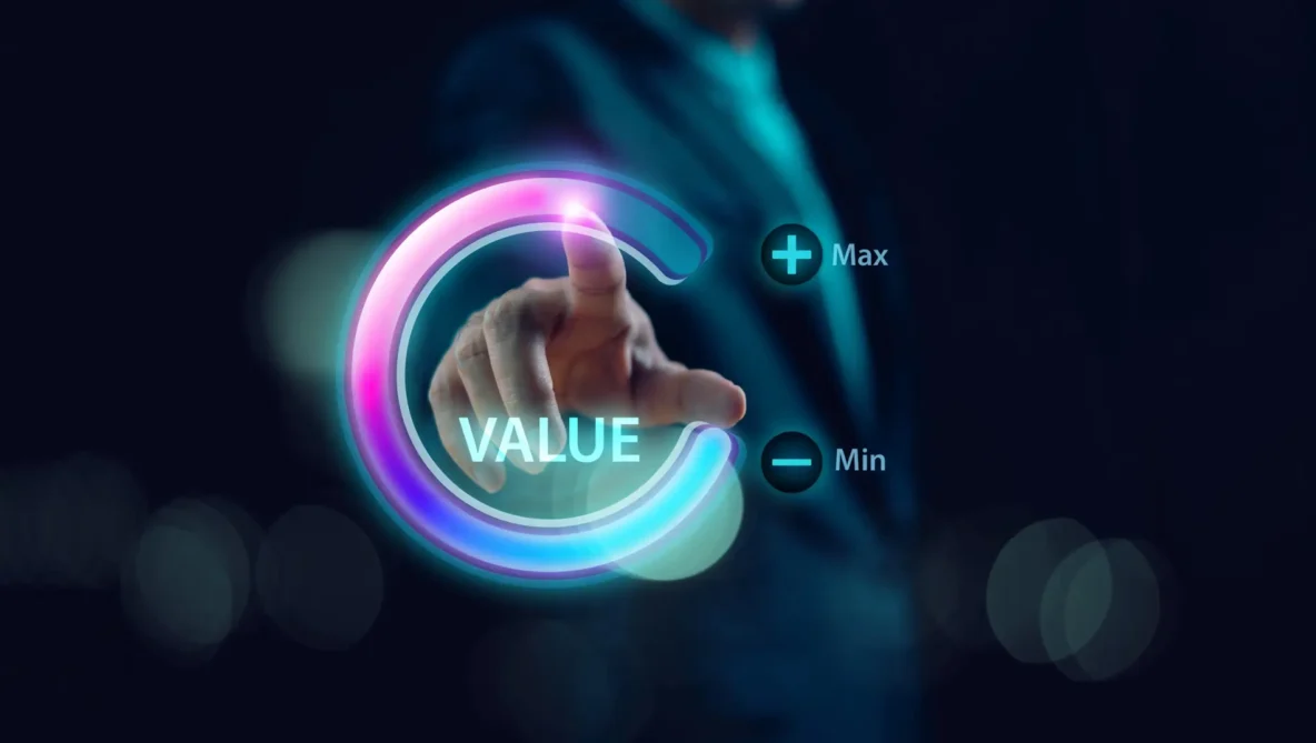 Value added concept.